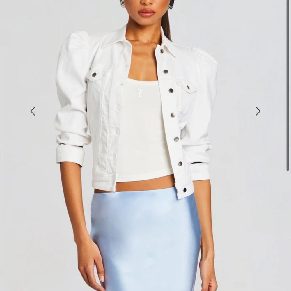 Retrofete White Jean Jacket